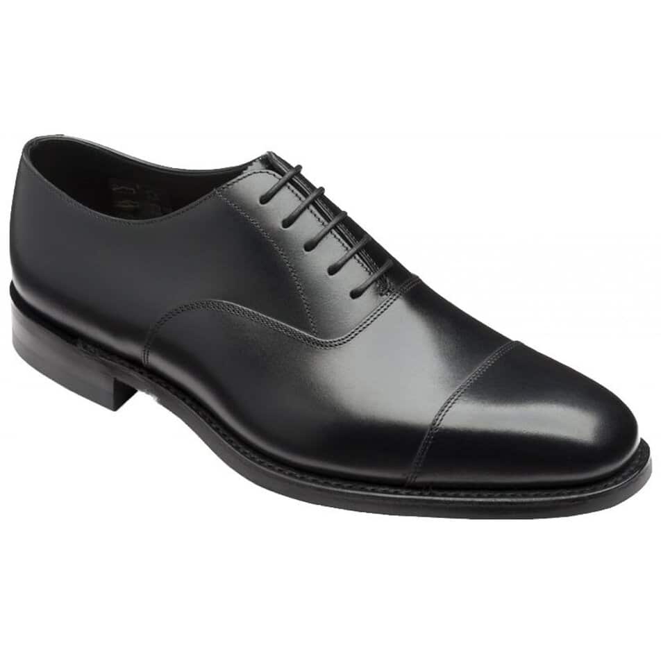 Loake Aldwych Black Calf, Rubber Soles, G - Bradshaw & Lloyd